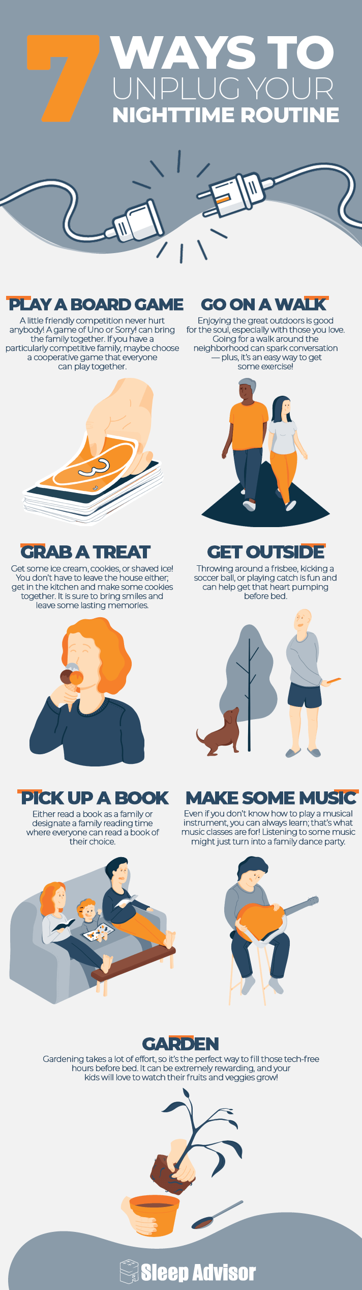 Unplugged for Better Sleep?How Technology is Keeping Us All Up 3 7 Ways To Unplug Your Nighttime Routine Infographic