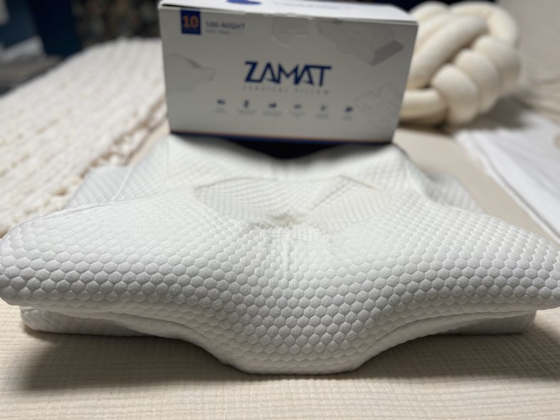 Our ZAMAT Butterfly Button Cervical Pillow Review for 2025 3 ZAMAT Pillow